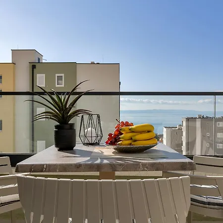 Luxury Sea View Jadra - Free Parking In Garage Appartement Makarska